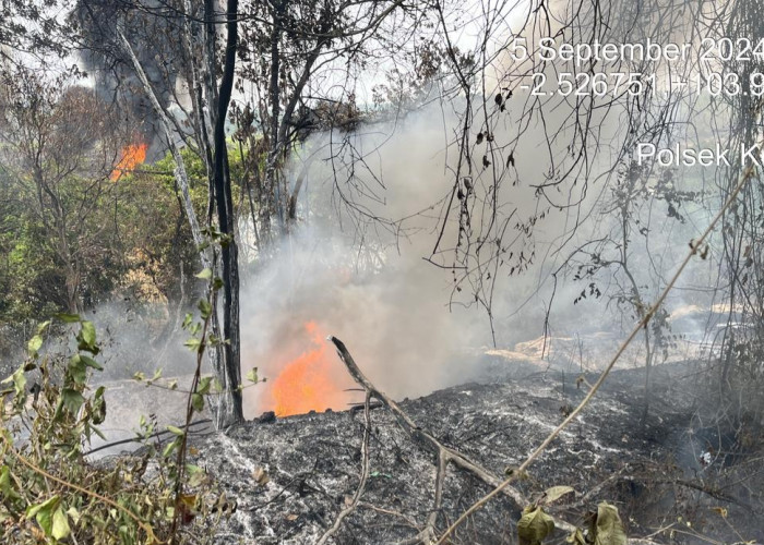 Usai Amankan Pengurus, Polsek Keluang Panggil Pemilik Sumur Minyak Terbakar di Keluang 