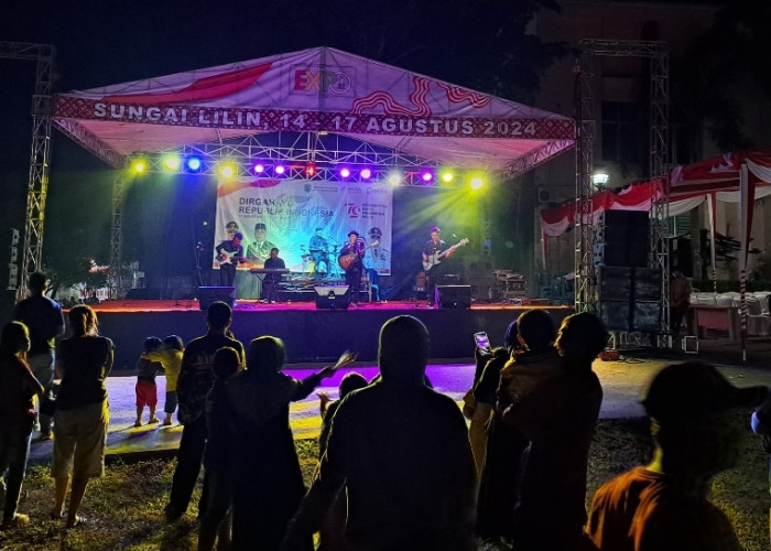 Semarak Sungai Lilin Expo Malam Ini, Tampilkan Live Musik Band Lokal