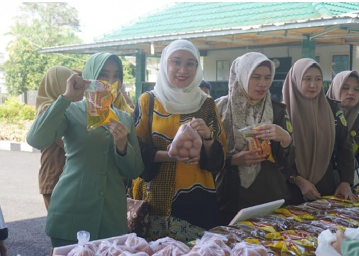 Jelang Lebaran Idul Fitri, Kodim Muba Gelar Bazar Sembako Murah