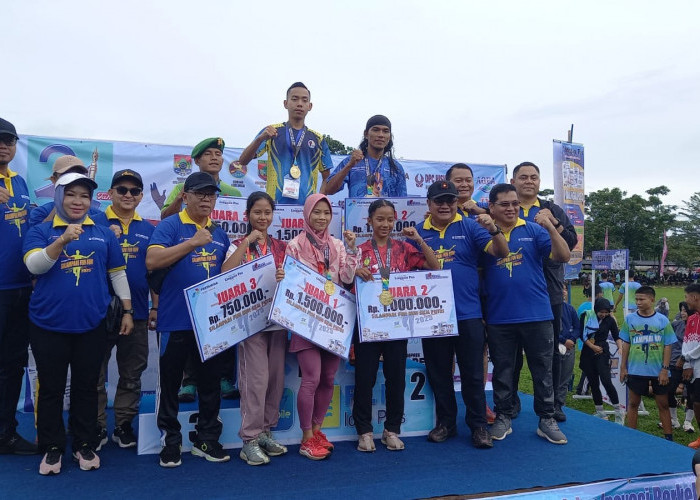 Pelari Putri Asal Musi Banyuasin Borong Medali di Silampari Fun Run 2025