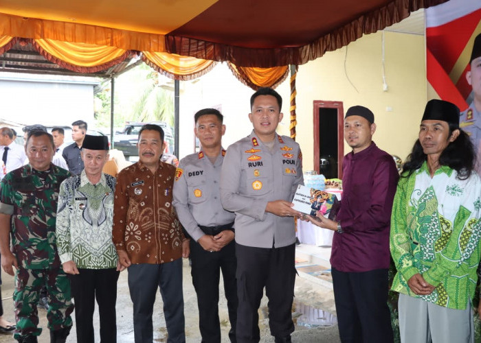 Perkuat Sinergi Keamanan dan Sosial, Kapolres Muba Kunjungi Polsek dan Koramil Babat Toman