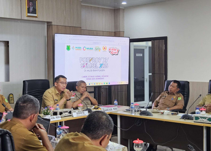 KONI, Dispopar dan DPRD Muba Gelar Rapat Persiapan Tuan Rumah Porprov XV Sumatera Selatan 