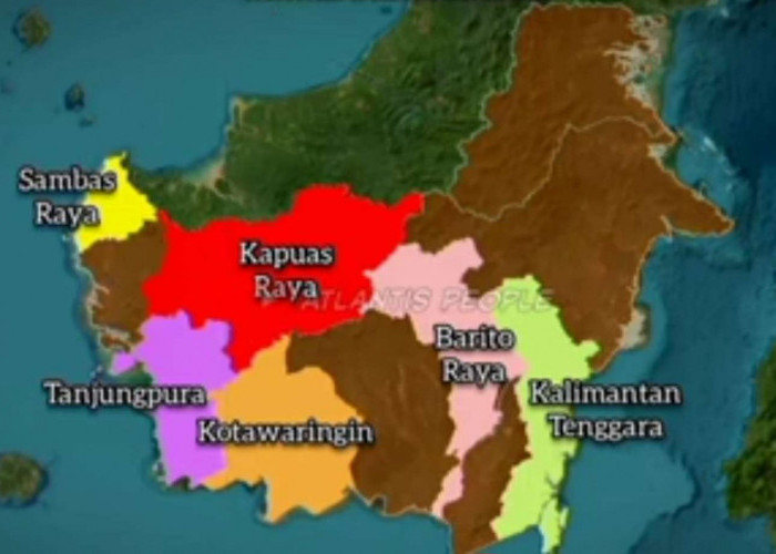 Pulau Kalimantan Ada 6 Daerah Yang Diusulkan Provinsi Baru, Berikut Daftarnya