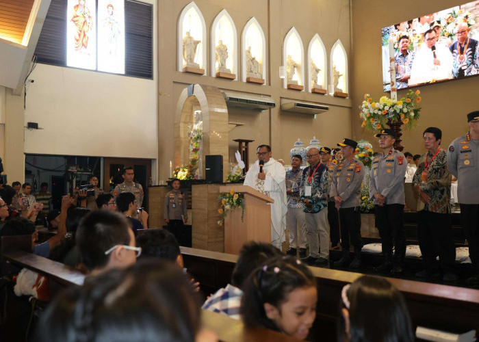 404 Gereja Terjaga, Polda Sumsel Perkuat Rasa Aman Umat Nasrani Saat Paskah 2026