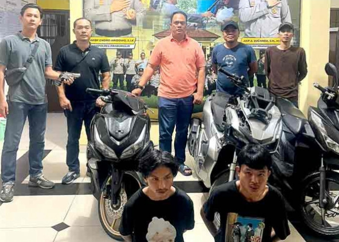 Dua Pelaku Begal Motor Diamankan, Sering Beraksi Denhan Pistol Korek