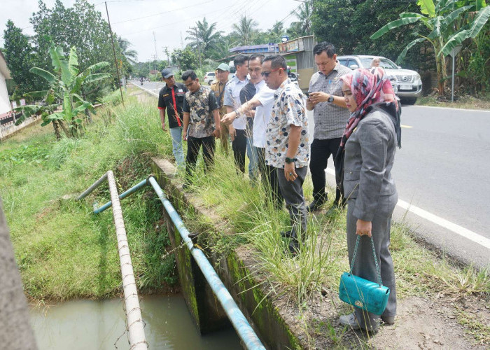 Komisi 1 DPRD Muba Monitoring Gorong-gorong dan Jalan di Lawang Wetan, Cegah Banjir di Musim Hujan