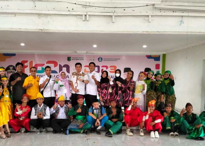 Tim SMP N 1 Sungai Lilin, Peraih Gelar Juara Terbanyak, Dalam Ajang FLS2N Tingkat Kabupaten