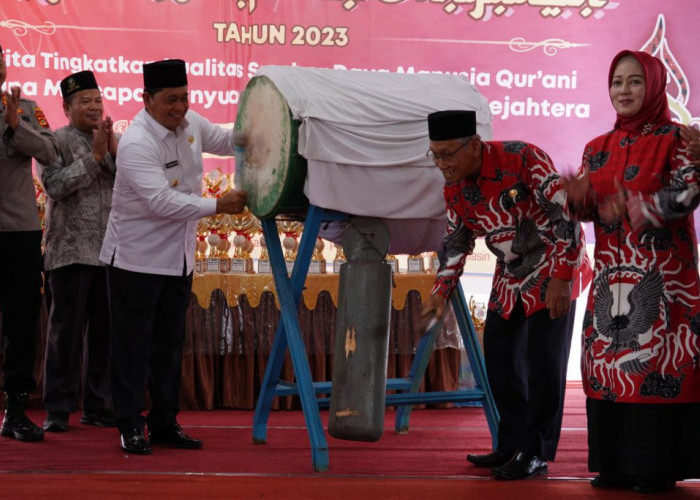 Bupati Banyuasin Askolani, Buka STQH  ke 11