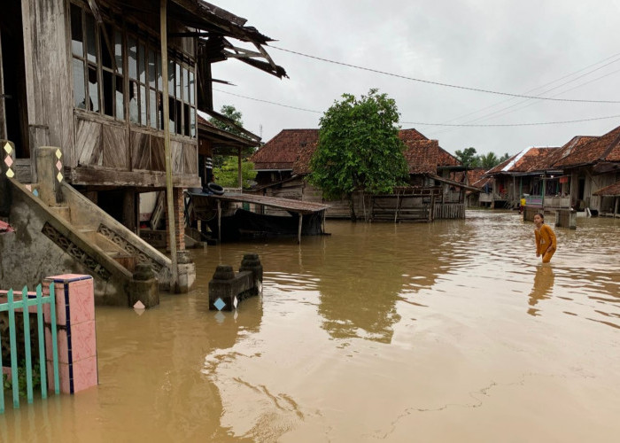 Cuaca Ekstrem, 6 Dusun di Desa Kerta Jaya Sungai Keruh Terendam Banjir, 343 KK Terdampak