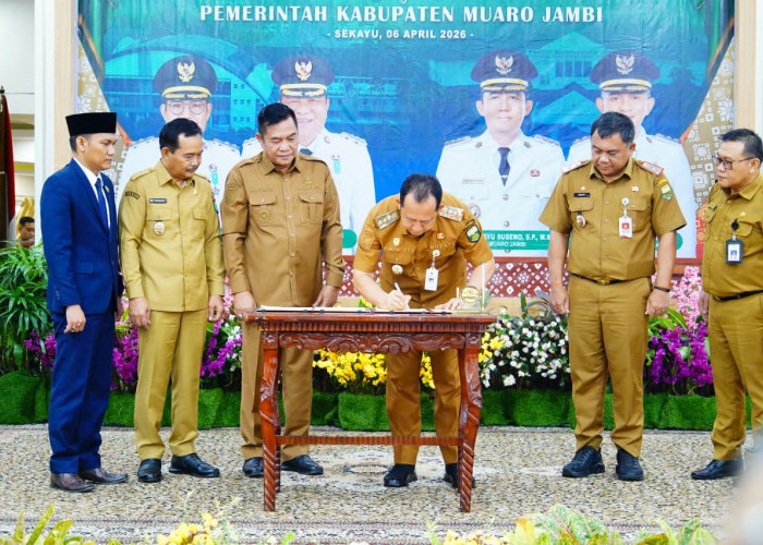 MoU Muba–Muaro Jambi Fokus Tangani Karhutla dan Persoalan Perbatasan Secara Terpadu
