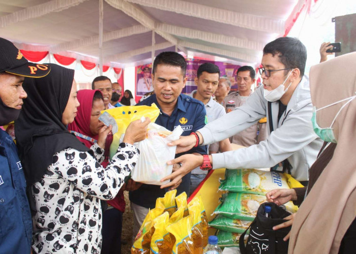 Pemkab Muba Bersama Bulog Kembali Lakukan Operasi Pasar Beras Murah 