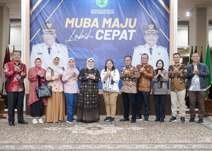 Tim Pusat Verifikasi Kabupaten/Kota Sehat Sambangi Muba