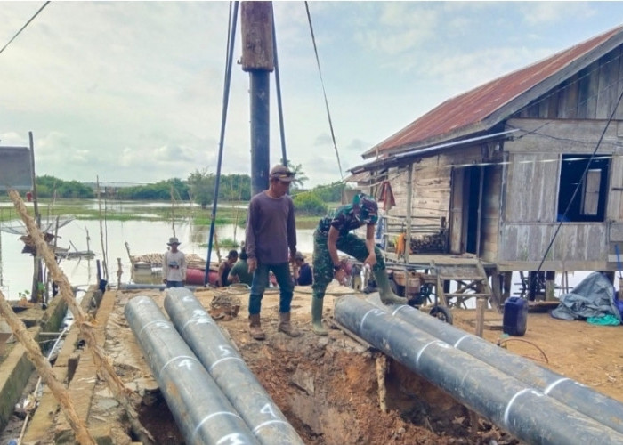 Jembatan Gantung Sungai Dabuk OKI Mulai Dibangun, Progres 5,90 Persen Permudah Akses Warga dan Pelajar