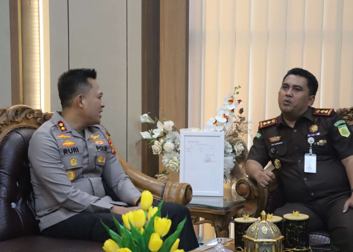 Perkuat Sinergi Penegakan Hukum, Kapolres Muba Sambangi Kejari Muba