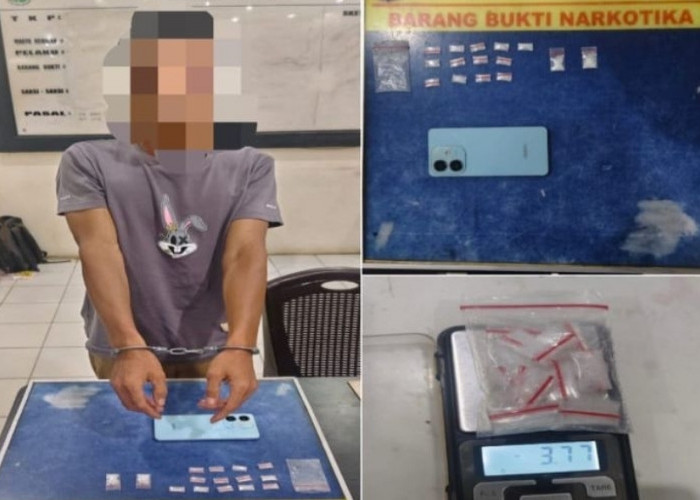 Digerebek Pagi Hari, Pengedar Sabu di Perumahan PT GPI 1 Ditangkap dengan 15 Paket Barang Bukti