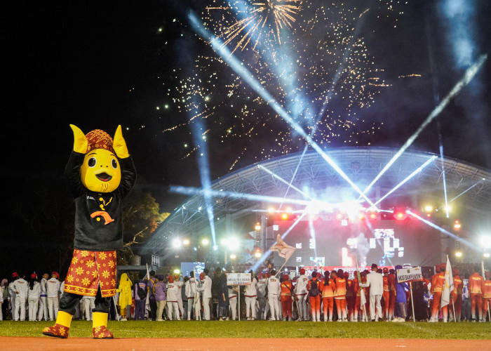 Spektakuler!! Pembukaan Porprov ke XV Sumsel di Sekayu, Ribuan Atlet Siap Junjung Sportivitas