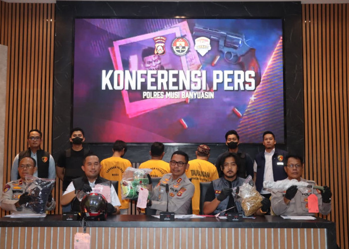 Polres Muba Gagalkan Peredaran 3 Kilogram Sabu Jaringan Lintas Daerah