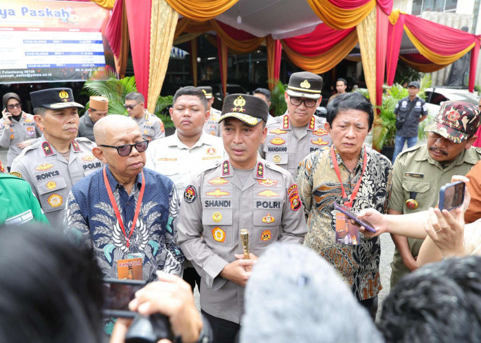 Pendekatan Humanis Warnai Pengamanan Paskah 2026 di Sumsel, Polisi Sapa Jemaat Langsung