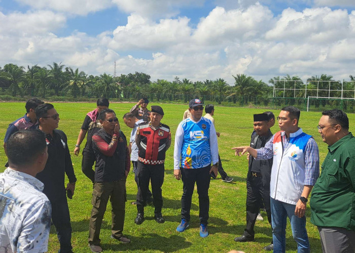 Jelang Porprov XV, Tim Tinjau Venue di Kecamatan Sungai Lilin