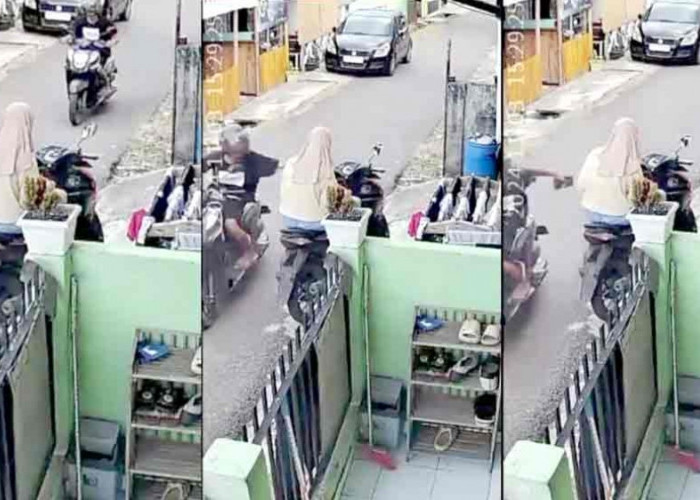 Viral Aksi Jambret di Kota Lubuk Linggau, Terekam Kamera CCTV