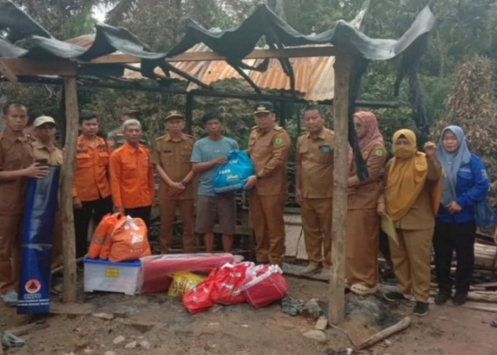 Pemkab Muba Bergerak Cepat Beri Bantuan untuk Korban Kebakaran di Jirak Jaya