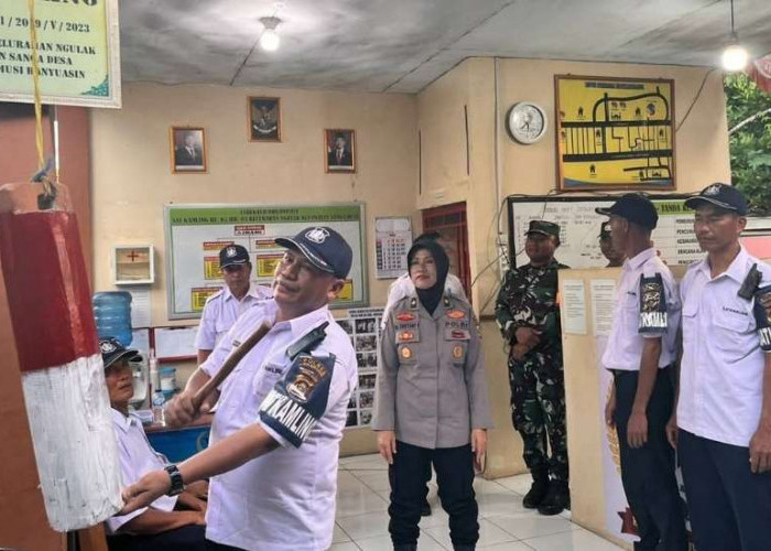 Pos Satkamling Ngulak Dikunjungi Tim Penilai, Dalam Rangka Hari Bhayangkara ke-79