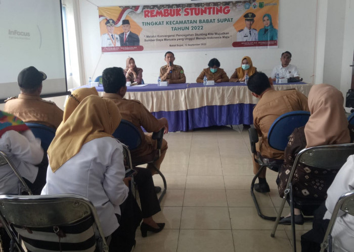 Gelar Kegiatan Rembuk Stunting Tingkat Kecamatan