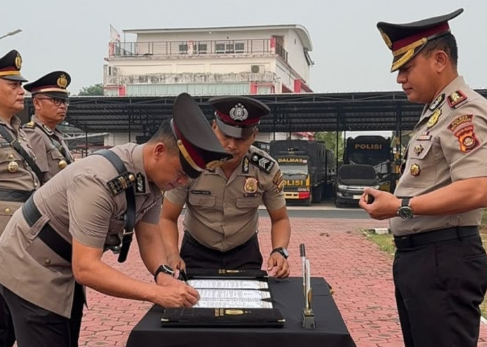 Rotasi Jabatan Polres Muba, Kapolsek Keluang dan Tungkal Jaya Berganti