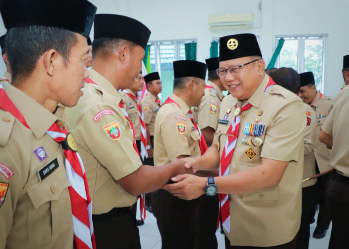 Ketua Kwarcab Muba Lantik Pengurus dan Mabisaka Wira Kartika Kodim 0401