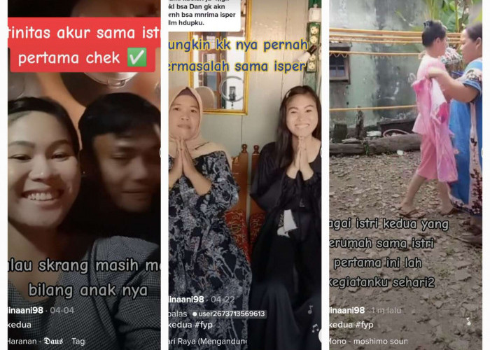 HEBOH! Video Istri Kedua Hidup Rukun Dengan Istri Pertama, Infonya Warga Sekayu