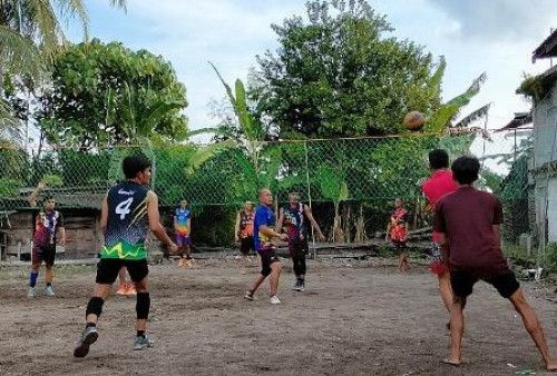 Warga Desa Ngunang Sanga Desa, Berharap Diadakan Turnamen Bola Voli 