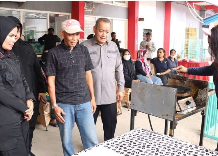 Tambah Keterampilan, Lapas Perempuan Kelas IIA Palembang Gelar Latihan Membatik