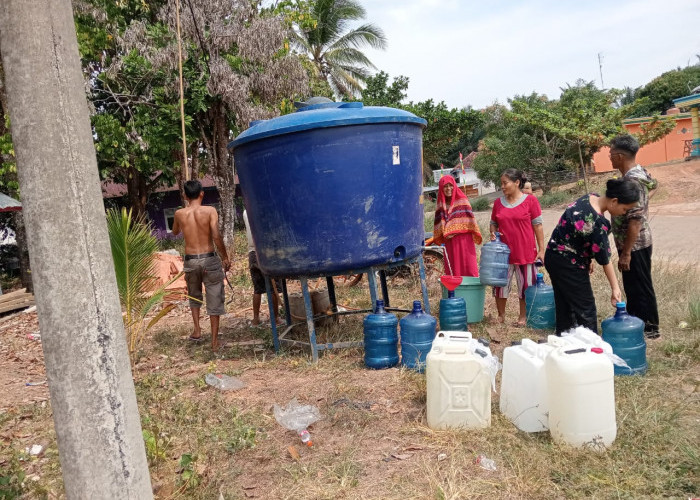 Musim Kemarau Tiba, Pemkab Muba Siagakan Air Bersih Buat Warganya 
