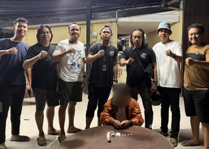 Polsek Keluang Bongkar Peredaran Sabu 6,30 Gram, Pengedar Ditangkap di Kebun Karet