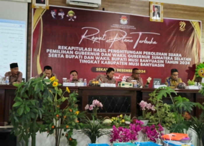 Sudah Rampung, Ini Hasil Rapat Pleno KPU Muba untuk Pilkada Bupati dan Pilgub