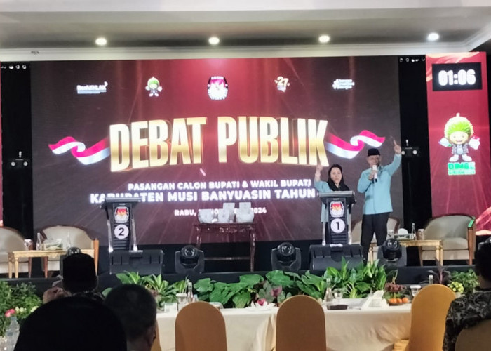 Debat Publik Pilkada Muba Ricuh, Paslon Toha-Rohman Walk Out, Ini Alasannya