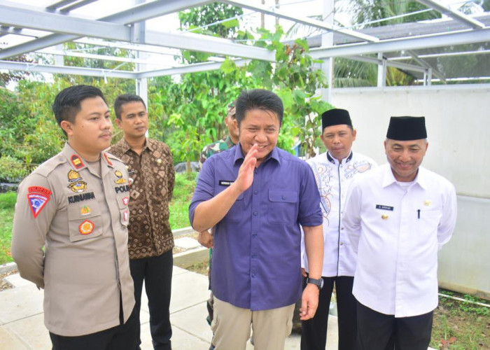 Tinjau Kebun GSMP Polsek Keluang, Herman Deru Ajak Instansi Lainnya Jadi Contoh Bagi Masyarakat