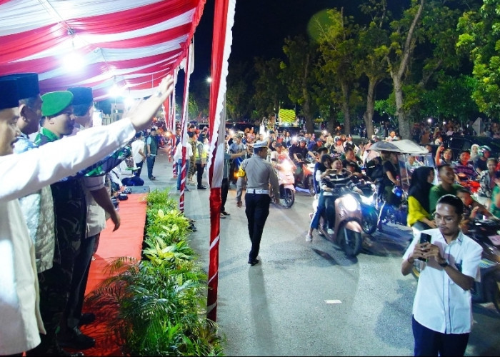 Lautan Takbir di Sekayu, Ribuan Warga Meriahkan Pawai Idulfitri 1447 H