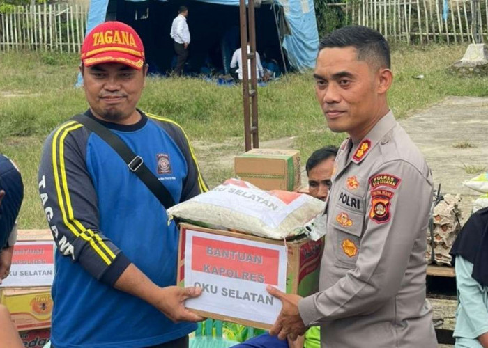 Fokus Pemulihan Korban Bencana, Polres OKU Selatan Perkuat Bantuan dan Trauma Healing 