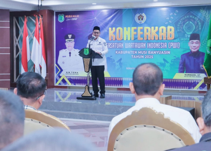 Wabup Rohman Resmi Buka Konfercab PWI Muba, Membangun Sinergi yang Kuat antara Pers dan Pemerintah