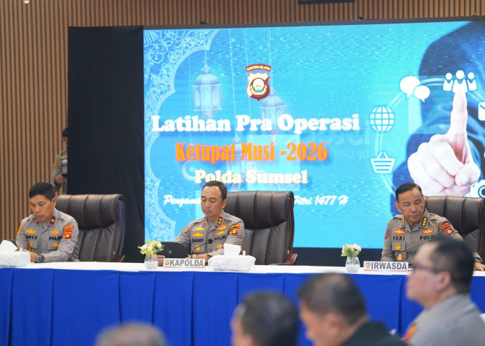 Pengamanan Mudik Lebaran 2026 Dimatangkan, Kapolda Sumsel Tekankan Pelayanan Humanis 