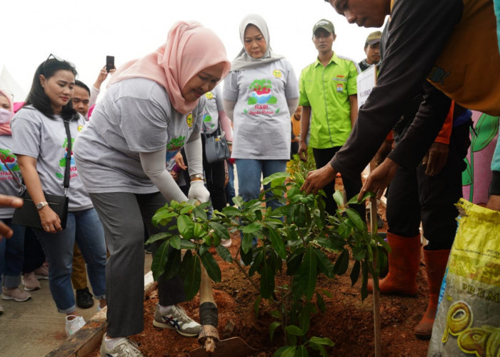 Peringati Hari Sejuta Pohon, Perwosi  Sumsel Gelar  Penanaman Pohon