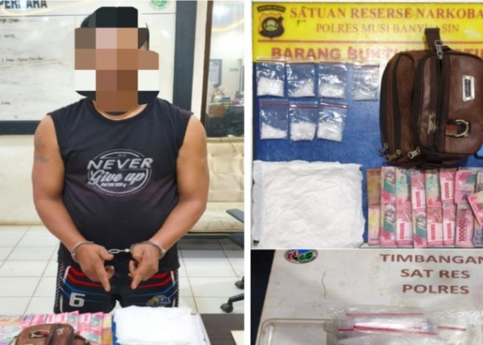 Jelang Operasi Ketupat Musi 2026, Polisi Ringkus Dua Pengedar Sabu di Muba, 30 Gram Narkotika Disita