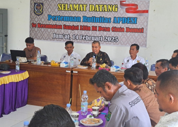 Apdesi Sungai Lilin Gelar Pertemuan Rutin, Berlangsung di Desa Cinta Damai