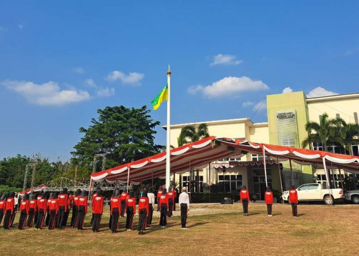 Paskibra Sungai Lilin Semangat Gelar Latihan, Suasana Lebih Semarak