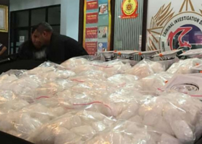 179 Kilo Sabu dari Malaysia Digagalkan Bareskrim, Kurir Darat Ditangkap, Kurir Perairan Masih Diburu