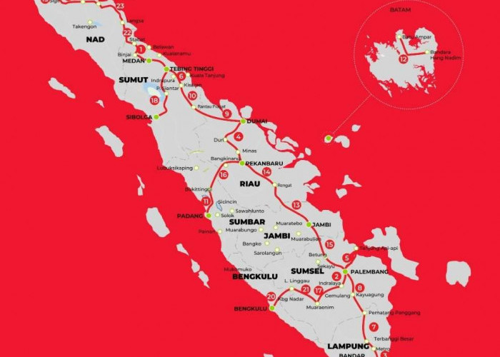 3 Ruas Tol Trans Sumatera Menembus Bukit Lho, Ruas Tol apa Saja Itu
