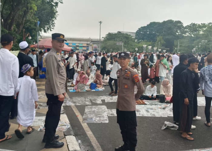 Jutaan Umat Muslim Sholat Id dengan Tenang, Polda Sumsel Kawal 9.532 Masjid Tanpa Gangguan