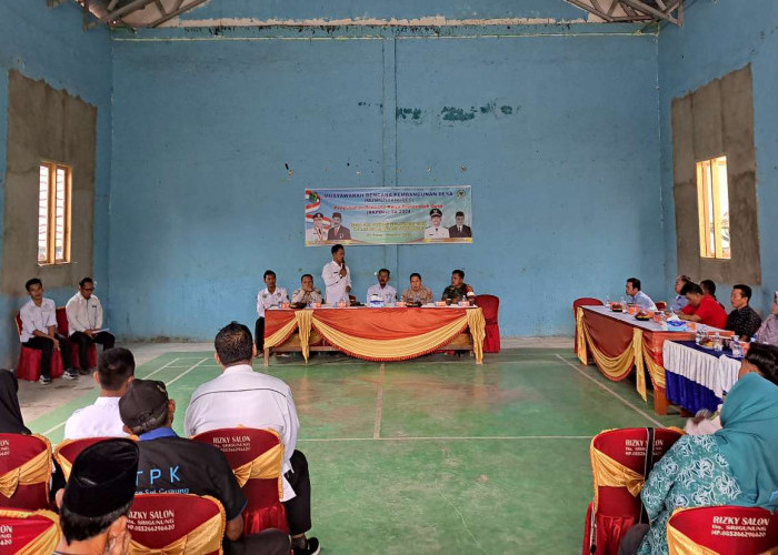 Gelar Musrenbangdes, Pemdes Srigunung Libatkan Perusahaan Bangun Desa