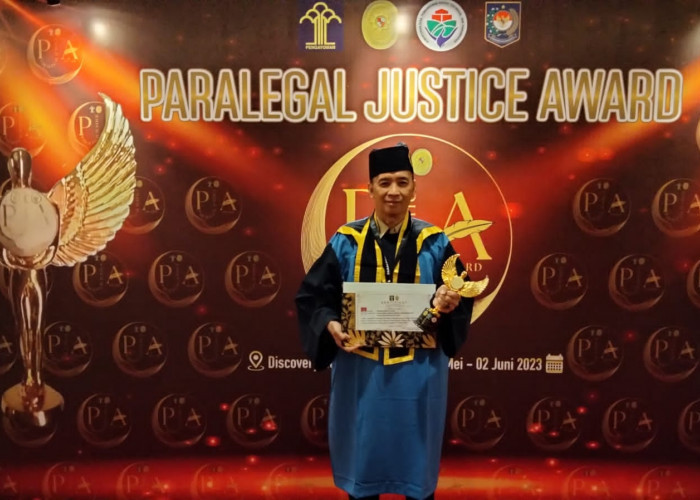 Lurah Perwakilan Kabupaten Muba Bawa Pulang Penghargaan paralegal Justice Award 2023